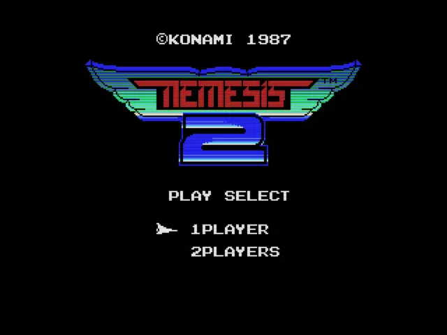 Image n° 1 - titles : Gradius 2 - Demo Version